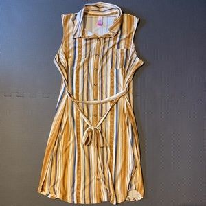 Western Print Short Dress